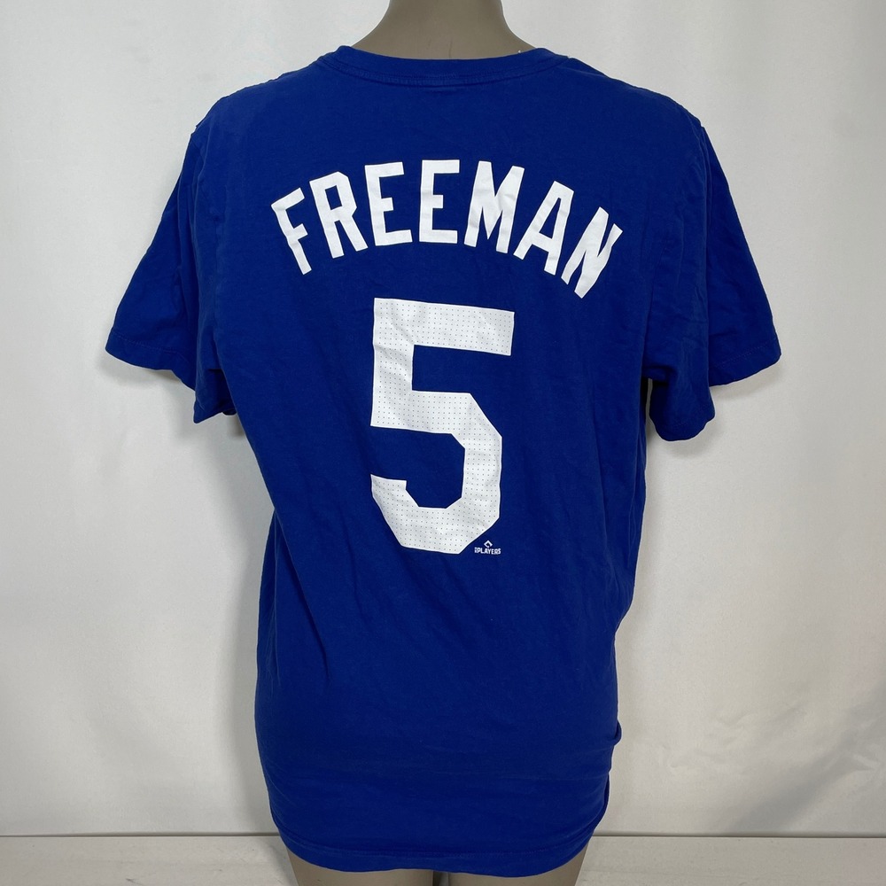 Freddie Freeman #5 Los Angeles Dodgers MLB Nike Jersey T-Shirt Women's MEDIUM